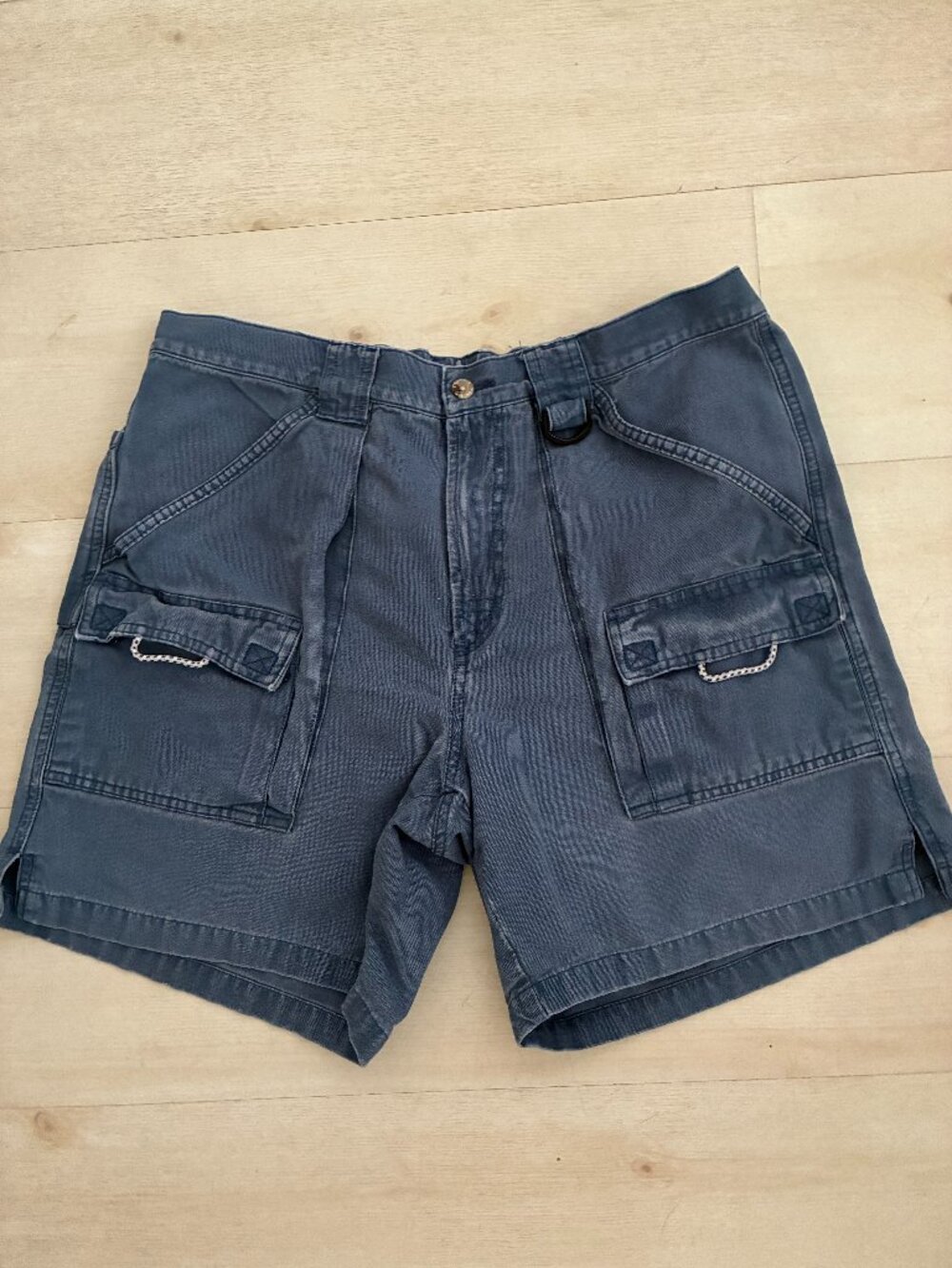 Columbia Sportwear PFG Brewha II Cargo Shorts (Style FM4012) Men's Blue Size M
